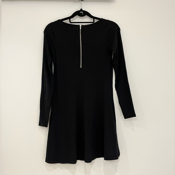Express long sleeve T-shirt dress black size XS - Picture 3 of 3